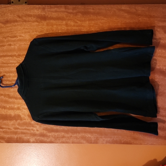 💯80's Vintage Black Pull-Over Collared Top - Picture 5 of 9